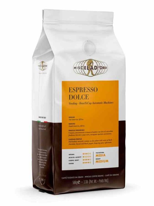 Mistura Dourada Doce Espresso: café premium para momentos especiais em casa. Compre agora esta experiência única!
