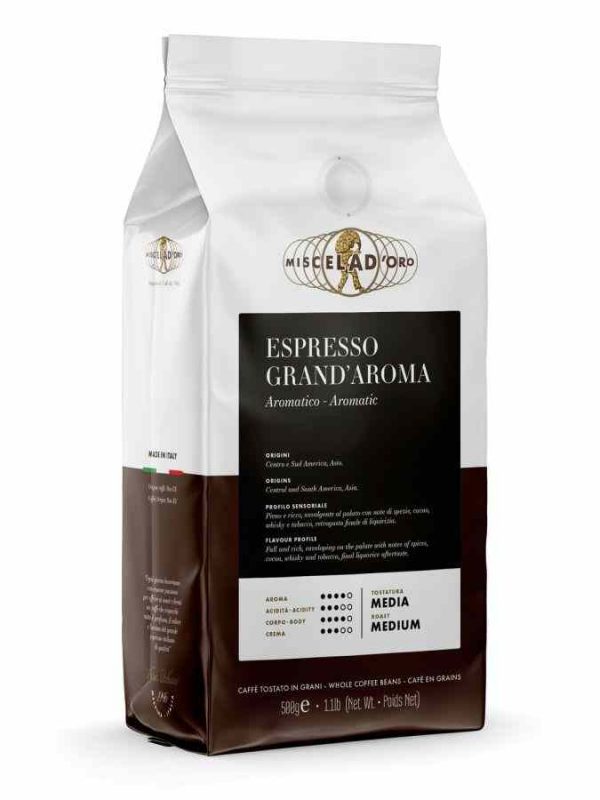 Café Italiano de Qualidade Superior Miscela d'Oro Espresso Grand Aroma - Compre Online!