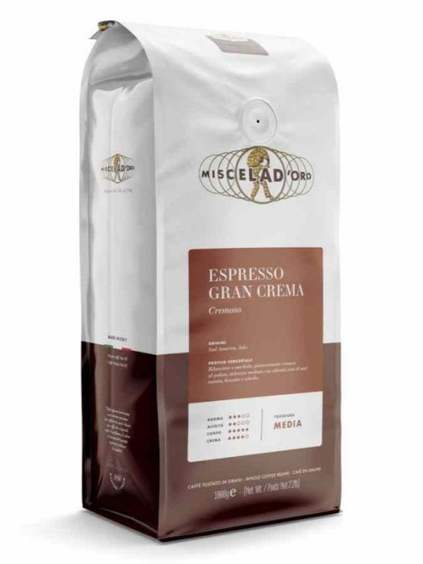 Delicioso café italiano Miscela d'Oro Grande Creme - café de alta qualidade para comprar online