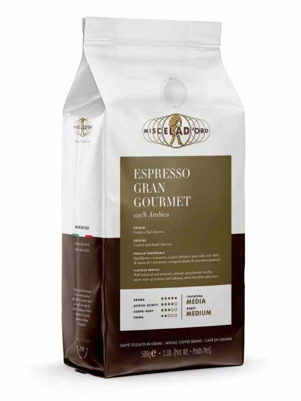 Café gourmet Miscela d'Oro 100% Arábica - Sofisticação aromática para os amantes de café exigentes. Ideal para comprar online.