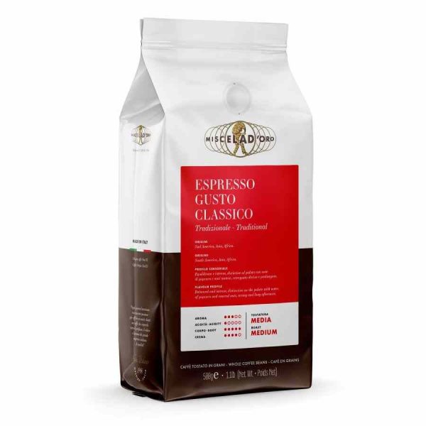 Café italiano Miscela d'Oro Sabor Clássico - Aroma intenso e sabor premium para apreciadores exigentes. Compre online!