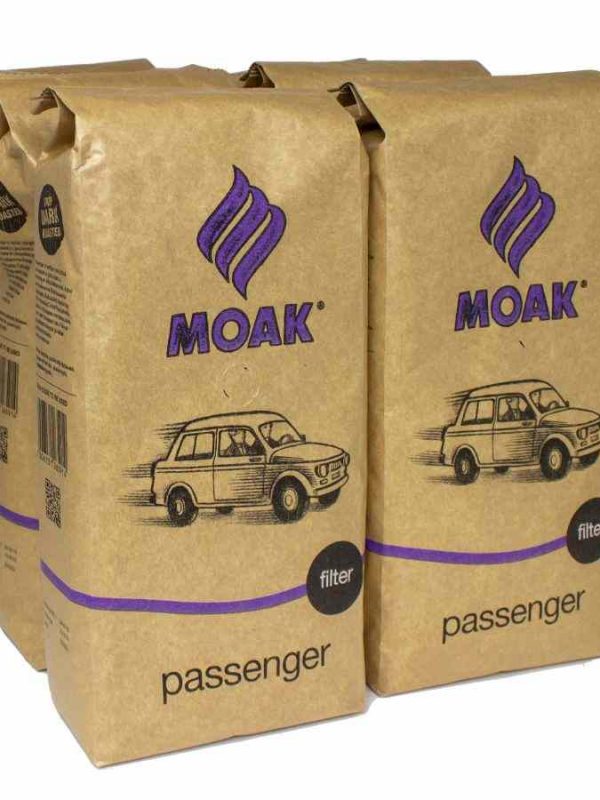 Café Moak Passageiro 6 x 1 kg em Grãos - Aroma intenso e sabor autêntico em cada xícara. Compre online agora!