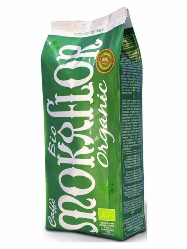Café Mokaflor Bio Orgânico 80% Arábica 1 kg em Grãos - Sabor intenso e aromático para apreciadores de café exigentes. Compre online!