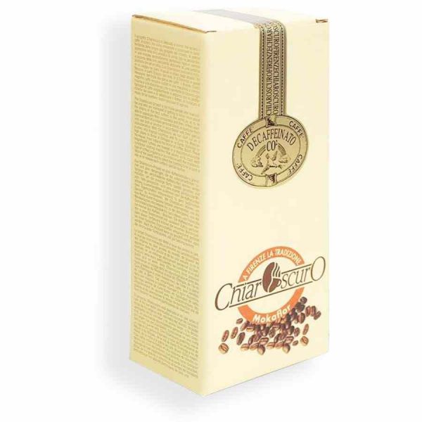 Café Descafeinado Mokaflor Chiaroscuro CO2: Sabor intenso sem cafeína! Aprecie a excelência deste café premium. Compre online agora.
