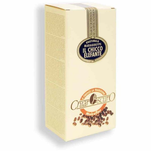 Café Mokaflor Chiaroscuro Guatemala Maragogype - Café gourmet de qualidade premium da Guatemala, ideal para apreciadores exigentes.