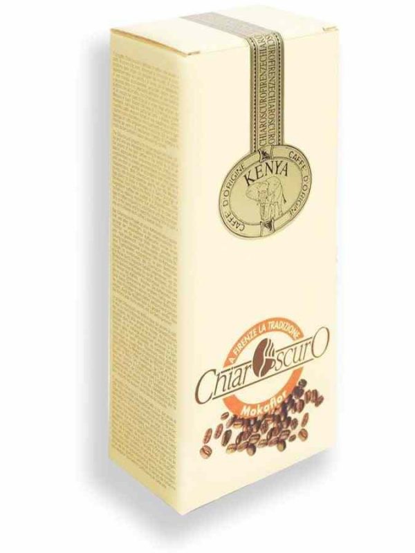 Café AA Mokaflor Chiaroscuro Quênia para os amantes de café exigentes. Sabor intenso e qualidade superior. Aproveite!