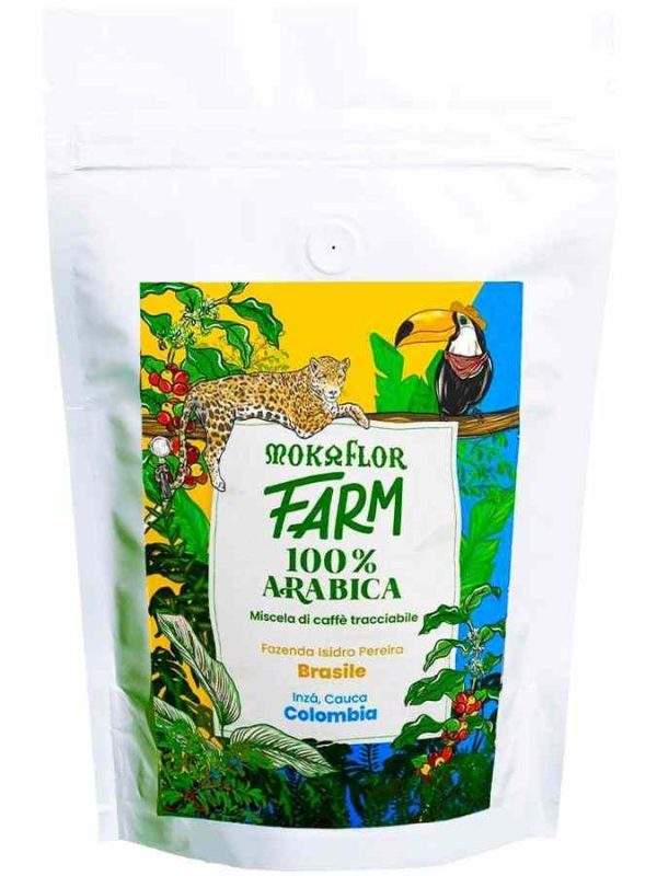 Mokaflor FARM 100% Arábica 250 g Café em Grãos - café em grão premium para os amantes de café exigentes. Compre online agora!