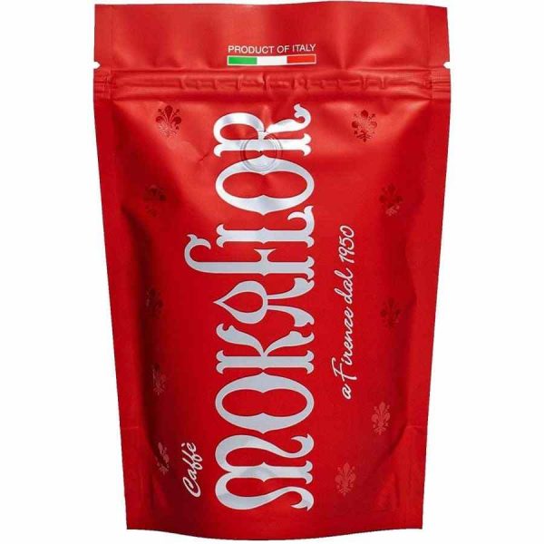 Grãos de café Mokaflor Rossa - Delicioso café italiano 100% arábica, ideal para os amantes de café. Compre online e desfrute!