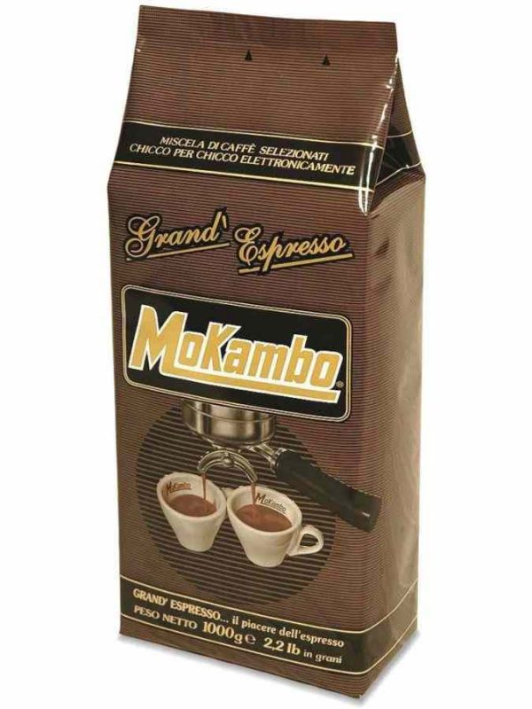 Café Mokambo Grand Espresso 1 kg em grãos - Aroma intenso e sabor premium para os amantes de café. Compre online e desfrute!