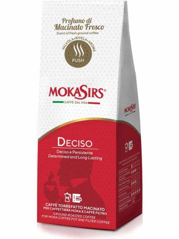 Cafeteira MokaSirs Deciso: Renda-se ao sabor intenso e aroma irresistível do café perfeito. Compre já esta maravilha online!