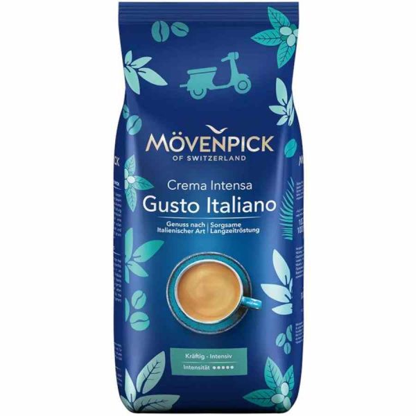 Café Movenpick Gusto Italiano em Grãos 1 kg - Sabor rico e intenso para os amantes de café exigentes. Compre agora e desfrute!