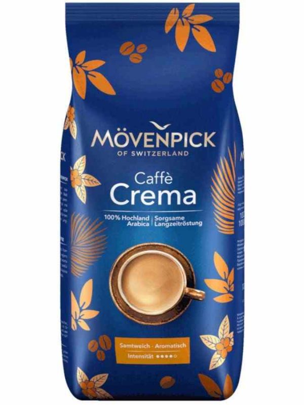 Café em Grãos Mövenpick Caffè Crema de 1 kg - Delicioso café de alta qualidade para os amantes de café exigentes. Aproveite já!