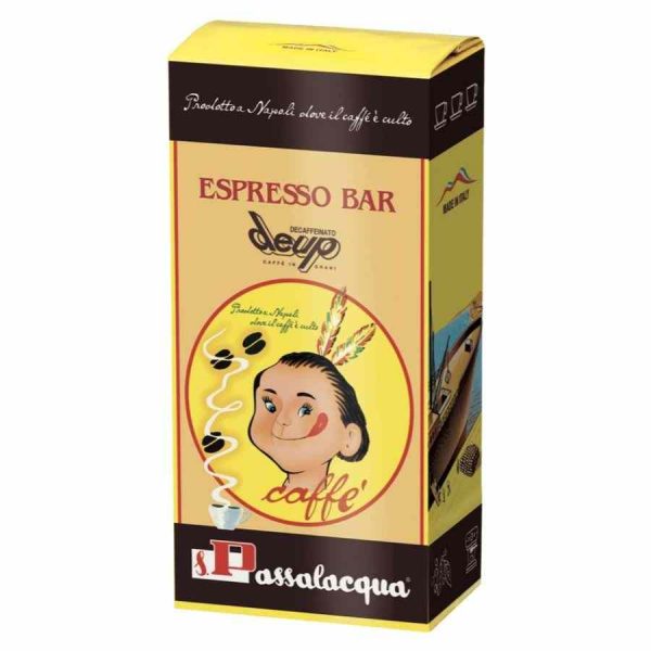 Café Passalacqua DeUp Espresso Descafeinado - Aroma rico e intenso, perfeito para apreciar a qualquer hora do dia. Compre online!