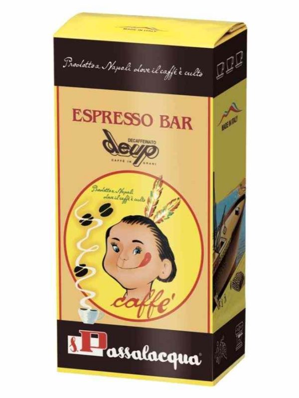 Café Passalacqua DeUp Espresso Descafeinado - Aroma rico e intenso, perfeito para apreciar a qualquer hora do dia. Compre online!