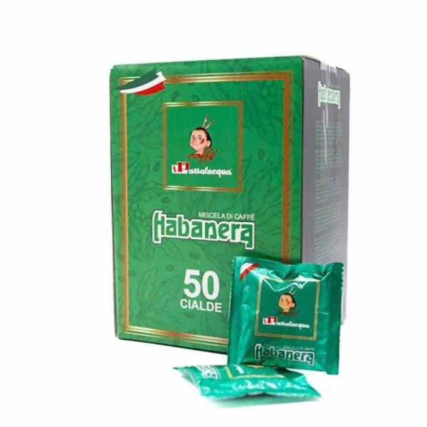 50 cápsulas de café expresso Passalacqua Habanera ESE para comprar online - Qualidade premium para os amantes de café!