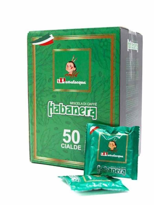 50 cápsulas de café expresso Passalacqua Habanera ESE para comprar online - Qualidade premium para os amantes de café!