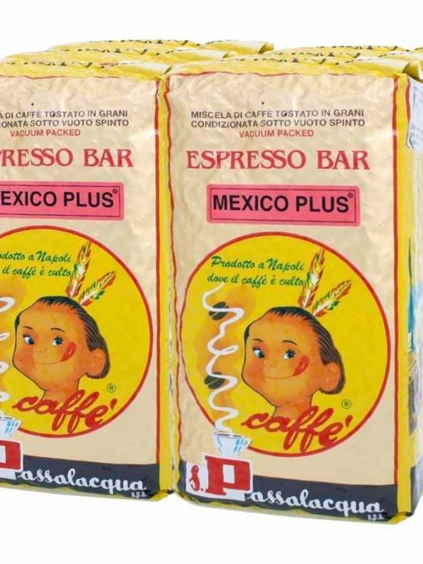 Café em grãos Passalacqua Mexico Plus 6 x 1 kg - Sabor único e intenso para os apreciadores de café de qualidade. Compre online agora!
