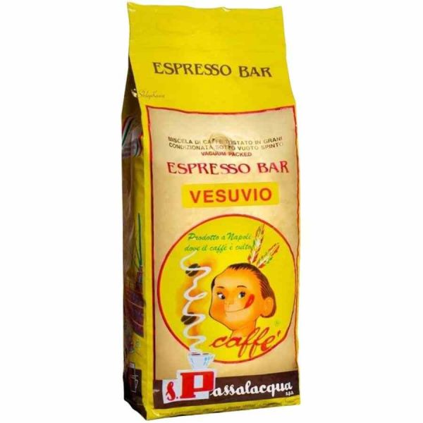 Café Passalacqua Vesuvio 1 kg - Grãos de Café Premium, Torrado na Perfeição para Desfrutar em Casa - Compre Online Agora!