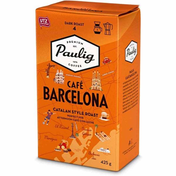 Café Barcelona da Paulig, blend requintado para apreciadores de café. Compre online e desfrute de momentos especiais.