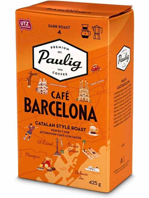 Café Barcelona da Paulig, blend requintado para apreciadores de café. Compre online e desfrute de momentos especiais.