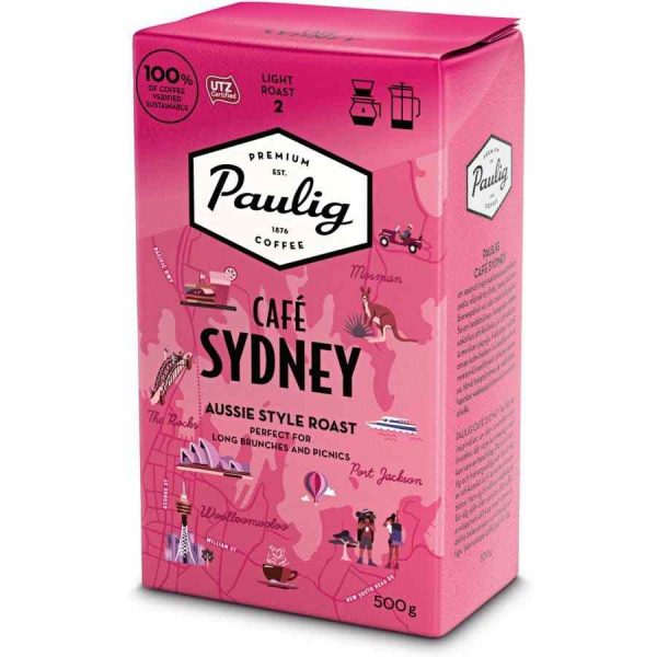 Café Sydney Paulig: sabores intensos e qualidade premium para desfrutar em casa. Ideal para os amantes de café exigentes!