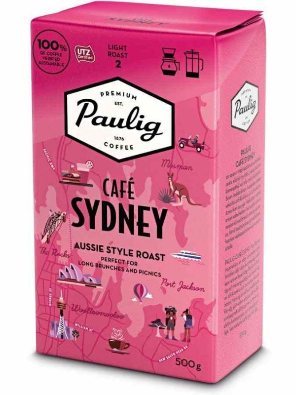 Café Sydney Paulig: sabores intensos e qualidade premium para desfrutar em casa. Ideal para os amantes de café exigentes!