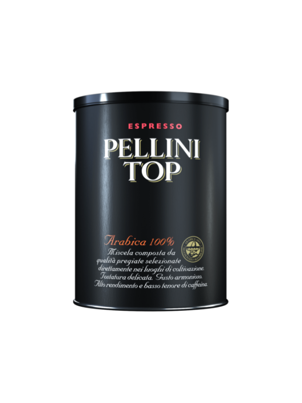 Café Moído Pellini Top 100% Arábica 250 g - Sabor Intenso e Aroma Delicioso para os Amantes de Café Gourmet. Aproveite!