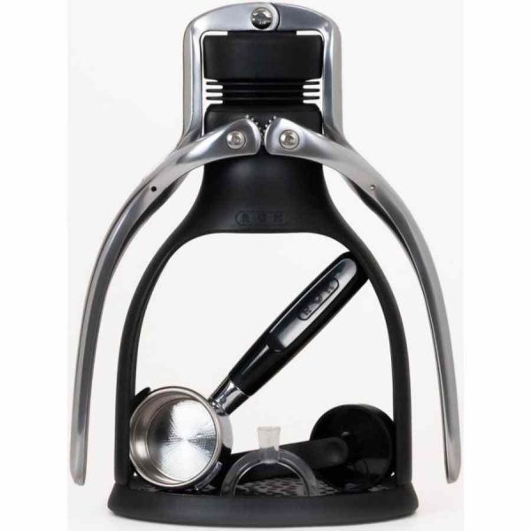 Máquina de café expresso manual ROK EspressoGC preta - Prepare café artesanal de qualidade superior em casa. Design elegante e funcional. Compre online agora!