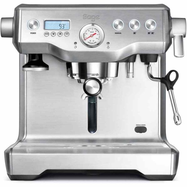 Máquina de café expresso Sage the Dual Boiler prata - Preparação perfeita de café com estilo e precisão, ideal para os amantes de café exigentes.