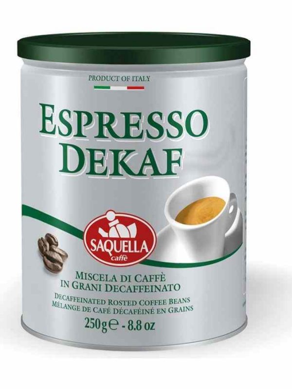 Café Saquella Espresso Dekaf Sem Cafeína | Compre online o melhor café descafeinado - Portugal.