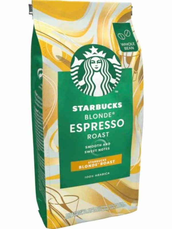 Starbucks Espresso Blonde Roast 200 g em grãos de café - Aroma intenso e sabor requintado para os amantes de café exigentes. Compre online agora!