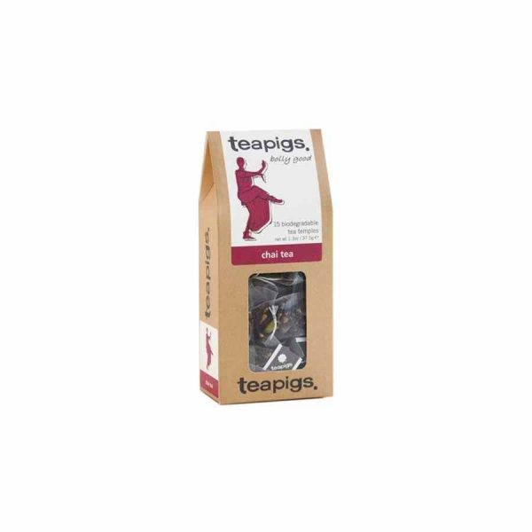 Saquinhos de chá Teapigs Chai - Mistura aromática de especiarias exóticas para um chá reconfortante e cheio de sabor. Compre online!