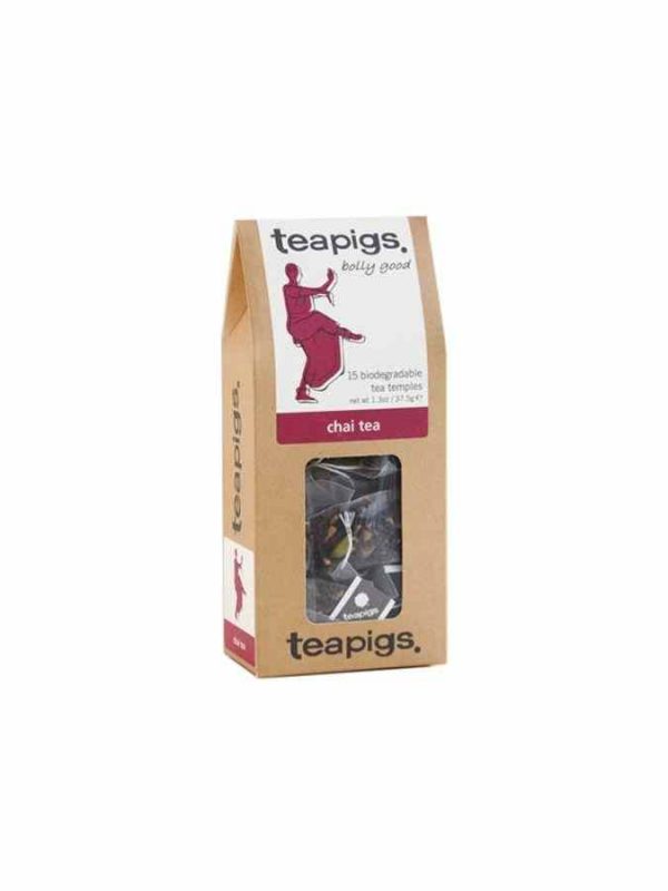 Saquinhos de chá Teapigs Chai - Mistura aromática de especiarias exóticas para um chá reconfortante e cheio de sabor. Compre online!