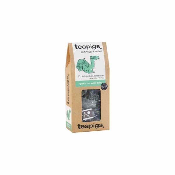 Chá Verde Com Menta Teapigs - 15 Saquetas de Chá, Refrescante e Revigorante - Compre Online!
