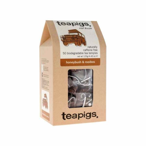 Saquinhos de chá Teapigs Honeybush e Rooibos - Infusão premium para momentos de puro prazer. Compre agora e desfrute!