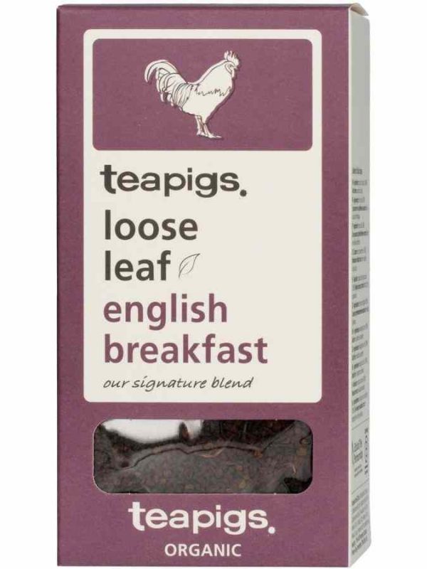 Chá Inglês Orgânico Teapigs de Manhã para Comprar: Folha Solta 100g - Delicioso e Saboroso para Iniciar o Dia com Energia!