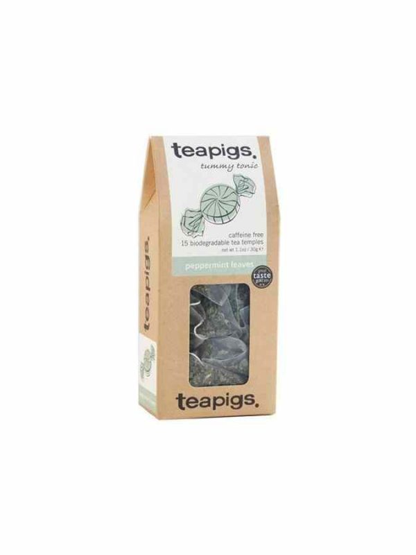 Chá de hortelã-pimenta Teapigs - sacos de chá premium para momentos de relaxamento. Aproveite a frescura e sabor intenso!