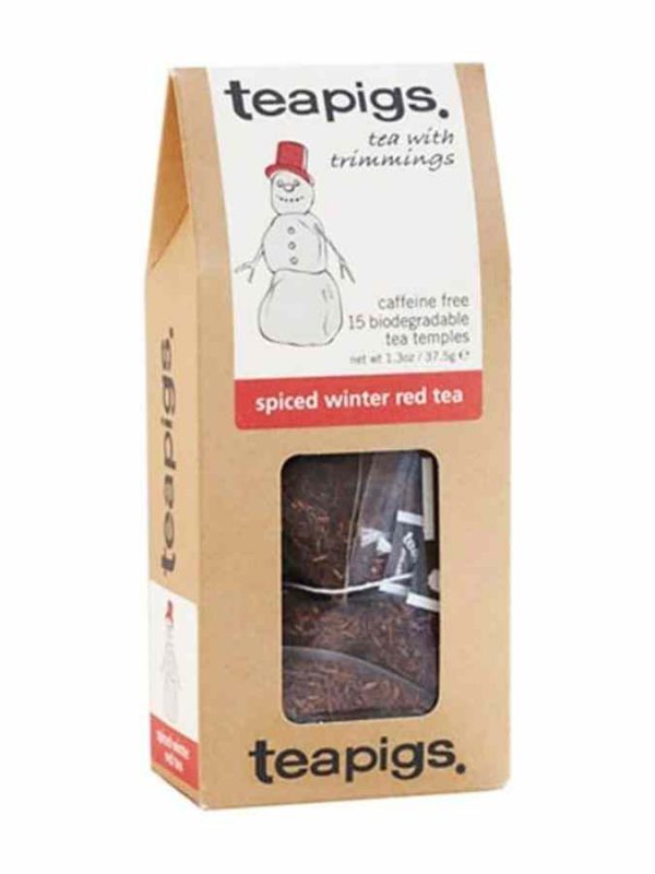 Chá Vermelho de Inverno Teapigs: 15 Saquinhos de Chá Aromático e Reconfortante para Desfrutar na Estação Fria. Compre Online!