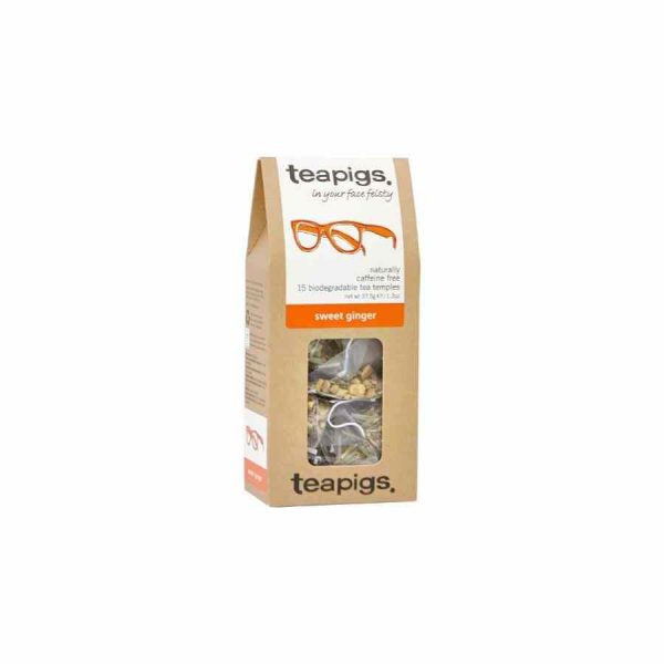 Chá de Gengibre Doce Teapigs | 15 Saquinhos de Chá para Momentos Aconchegantes | Com Qualidade Premium e Sabor Inigualável | Aproveite!