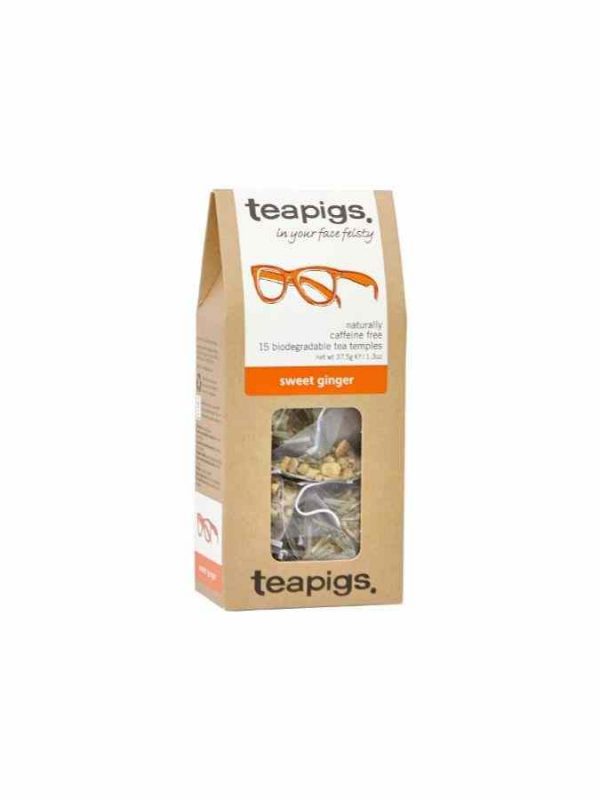 Chá de Gengibre Doce Teapigs | 15 Saquinhos de Chá para Momentos Aconchegantes | Com Qualidade Premium e Sabor Inigualável | Aproveite!