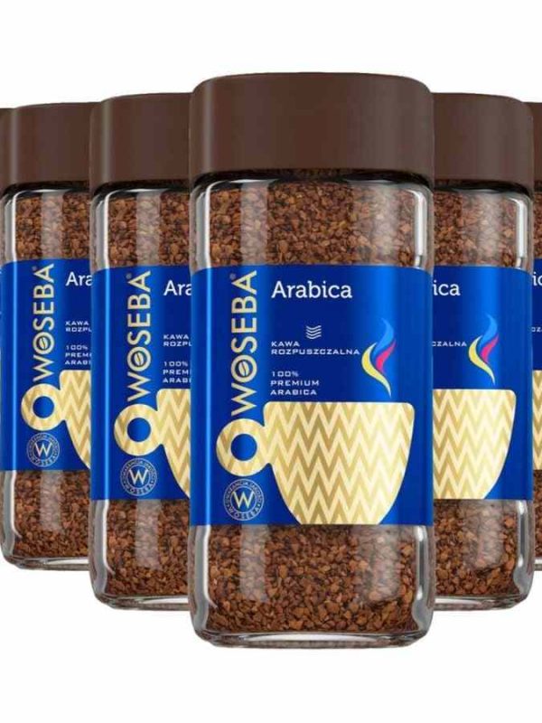 Café Instantâneo Woseba Arábica 6 x 100 g - Delicie-se com o aroma intenso deste café premium. Compre agora e desfrute de cada chávena!